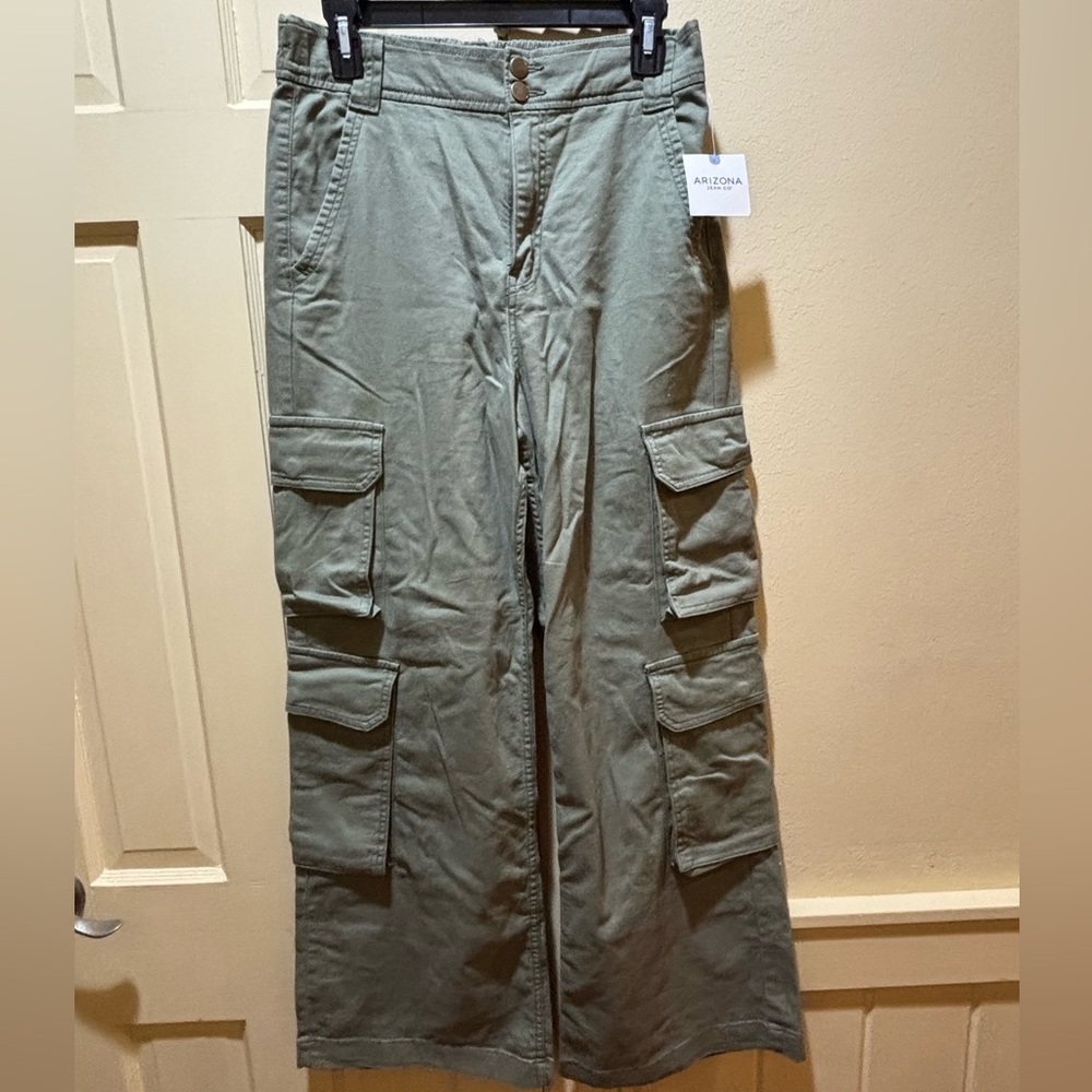 Arizona Jean Company Olive Wide Leg Pants